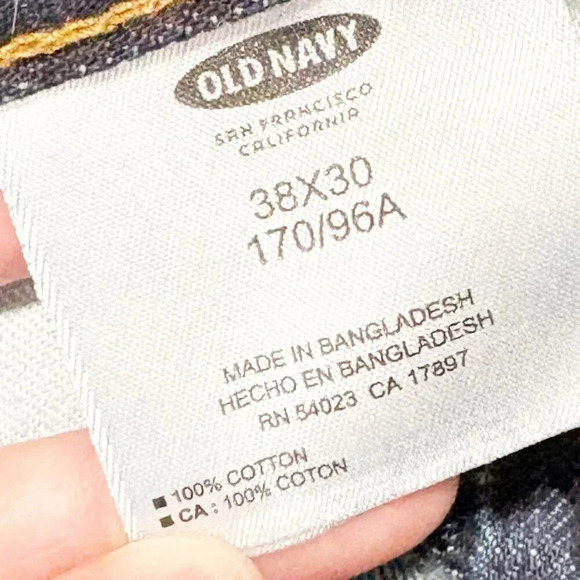 Old Navy Men's 100% Cotton Boot Cut Jeans Men's Size 38 x 30 - Picture 7 of 8